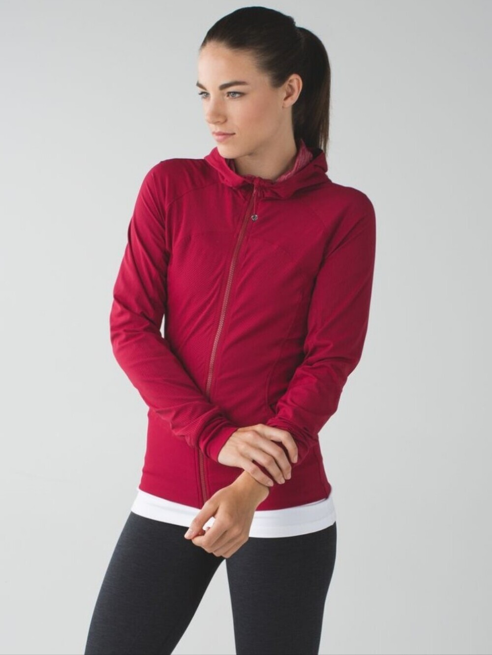 Lululemon In Flux Jacket Reversible Cranberry Size 4